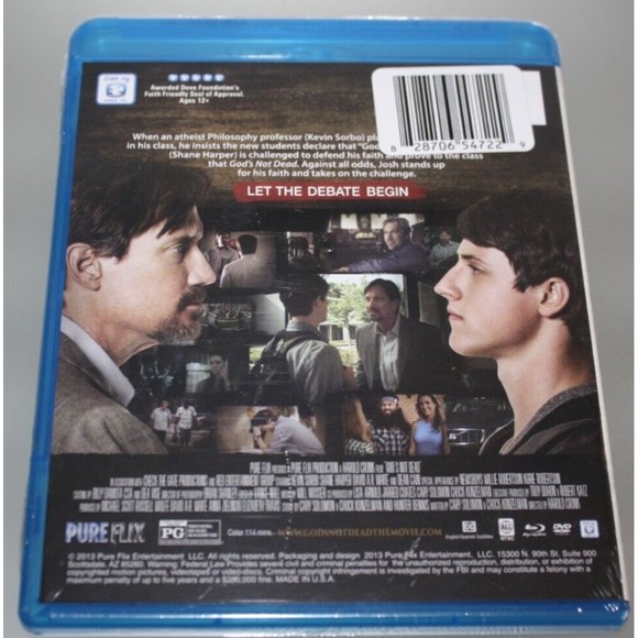 God's Not Dead Blu-ray Willie Robertson  Kevin Sorbo *Break Out Hit* NEW - Picture 3 of 3
